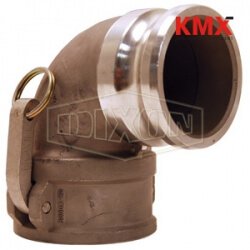 Dixon® Type DA 90° Elbow Adapter x Coupler 400DA-90SS