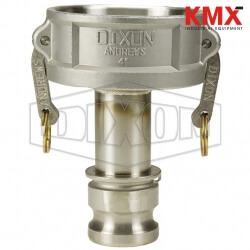 Dixon® Cam & Groove Jump Size Coupler x Adapter (Type DA) 4025-DA-SS