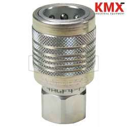 AG-Series Agricultural Push-Pull Poppet Valve Female Threaded Coupler 4AGOF4-PV-PS