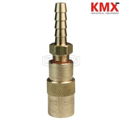 DQC CM-Series Industrial Mold Interchange Unvalved Coupler Hose Barb 4CMS4-B-E