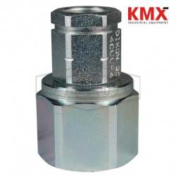 DQC CVV-Series European Interchange Female Coupler 4CVVF4