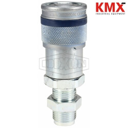 DQC HT-Series Correct Connect™ Flushface Male Threaded Bulkhead Coupler 4HTJB5