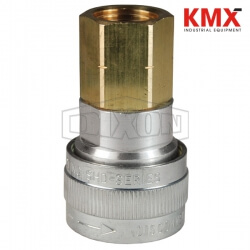 SHD-Series Schrader Pneumatic Female Threaded Coupler 4SHDF4
