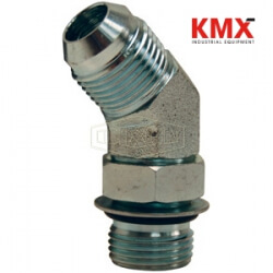 45° Male SAE O-ring Boss x Male JIC Elbow 1240-10-12