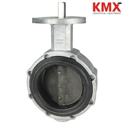 One Piece Aluminum Butterfly Valve with Iron Disc 6-480-1500