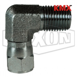 90° Female JIC 37° Swivel x Male NPTF Elbow 6501-20-20