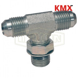 Male 37° Flare x Male O-ring Boss Branch Tee 6803-6