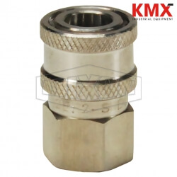 DQC E-Series Straight Through Interchange Female Coupler 6EF6-S