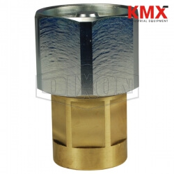 DQC W-Series Wingstyle Interchange Hex-Nut Female Coupler 6WF6-B-HN