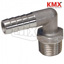 Male NPT x Hose Barb 90° Elbow 1291208SS