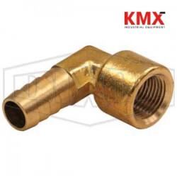 Female NPTF x Hose Barb 90° Elbow 1340804C
