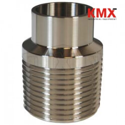Unpolished Male NPT x Weld End Adapter B19WB-G150