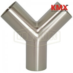 Polished Weld True Wye B28W-R200P