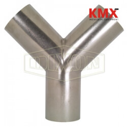 Unpolished Weld True Wye B28W-R200U