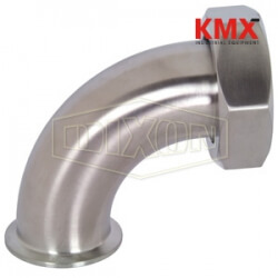 90° Clamp x Plain Bevel Seat with Hex Nut Elbow B2FMP-14-G250