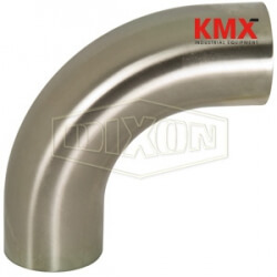 Polished 90° Weld Elbow with Tangent B2S-R300P