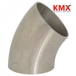 Unpolished 45° Weld Elbow B2WK-G250U