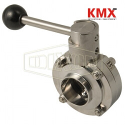 B5101 Series Butterfly Valve with Pull Handle Weld End B5101E050BB-A