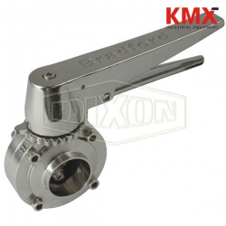 B5101 Series Butterfly Valve with Trigger Handle Weld End B5101E075BB-C