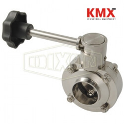 B5101 Series Butterfly Valve with Infinite Handle Weld End B5101E250BB-B