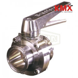 B5101 Series Butterfly Valve with Trigger Handle Clamp End B5101S200CC-C