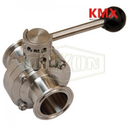 B5101 Series Butterfly Valve with Pull Handle Clamp End B5107E800CC-A