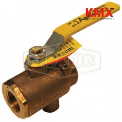 Bronze Ball Valve with NPT Tap for Drain BBV100VT