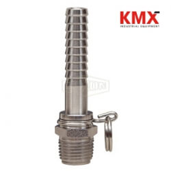 Straight Swivel x Hose Shank Connector for Spray Gun BNS44SS