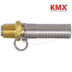 Straight Swivel x Hose Shank Connector for Spray Gun BNS64
