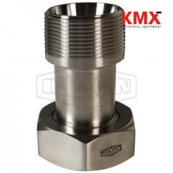 Plain Bevel Seat x Male NPT Adapter with Hex Nut 14-19-G300
