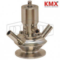BSV Series Dixon/Rieger 3A Sample Valve, Dual Port with Pneumatic Actuator without Lever BSVD-PC250B025