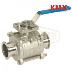 2-Way Encapsulated Sanitary 3 Piece Stainless Steel Ball Valve BV2CG-200CC-A