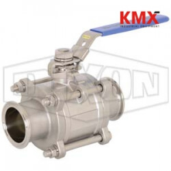 Non-Encapsulated 2-Way 3 Piece Stainless Steel Ball Valve BV2GG-100CC-A