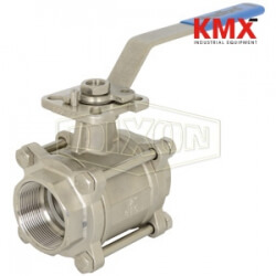 3 Piece Industrial Stainless Steel Ball Valve FNPT BV2IGN20011-A