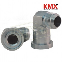 90° Flange Elbow x Male JIC Hydraulic Adapter C6290F2424